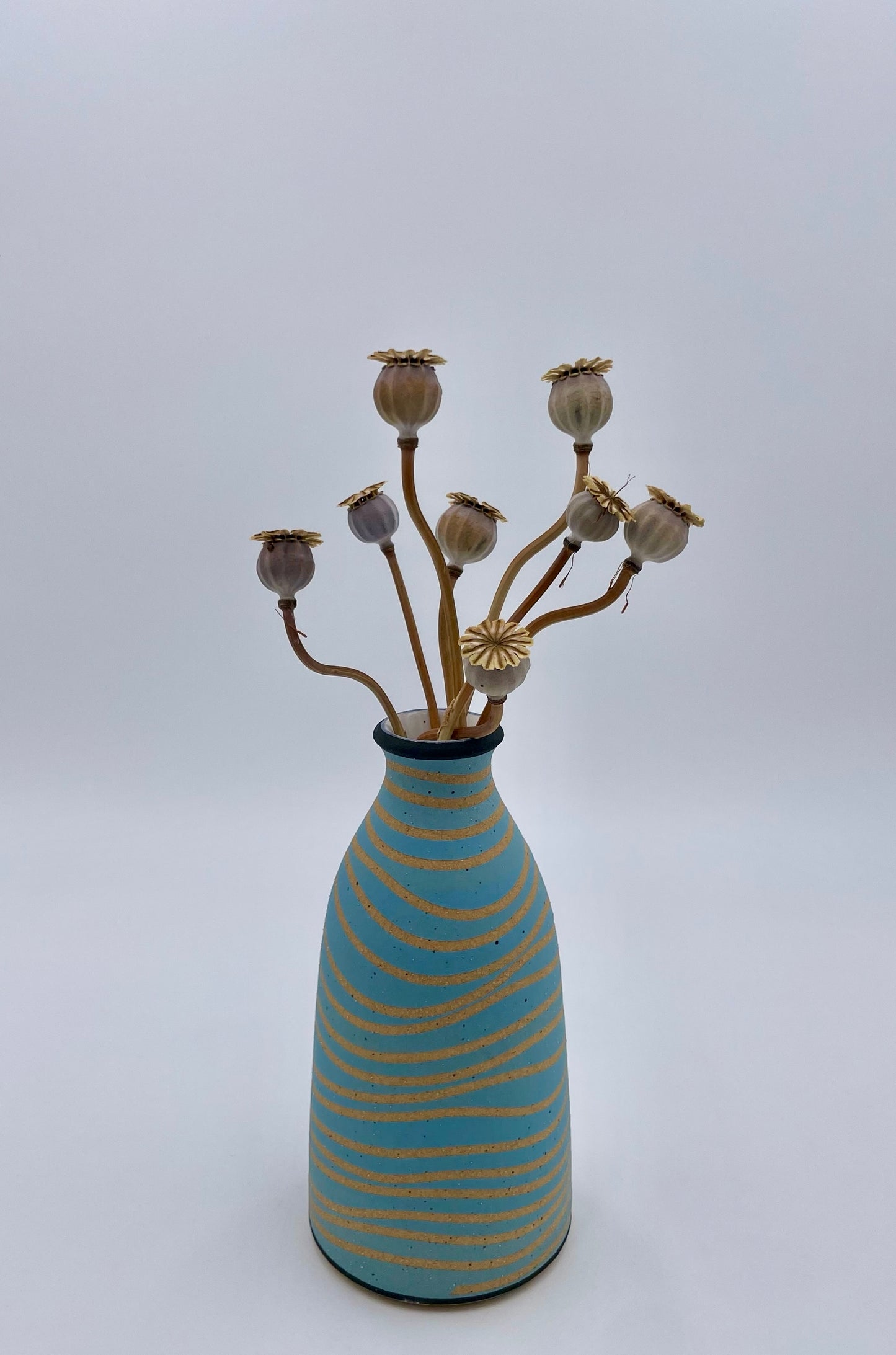 turquoise swellian bud vase