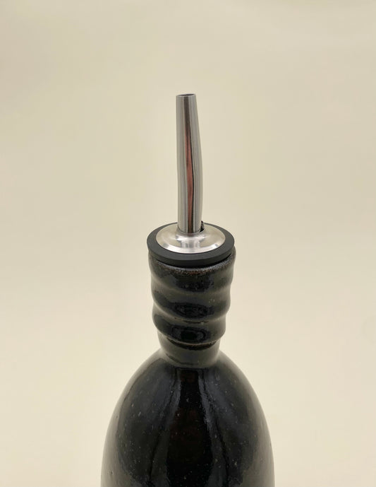 ceramic olive oil bottle 